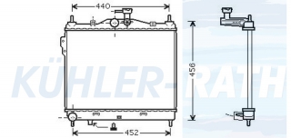 Wasserkhler passend fr Hyundai