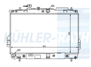 Wasserkhler passend fr Hyundai