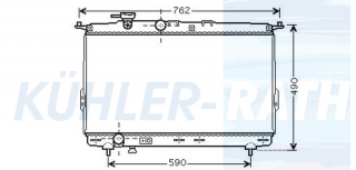 Wasserkhler passend fr Hyundai