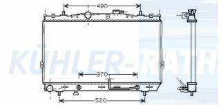 Wasserkhler passend fr Hyundai