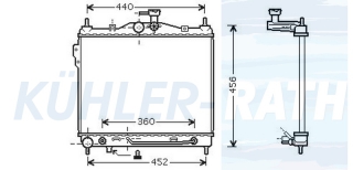 Wasserkhler passend fr Hyundai