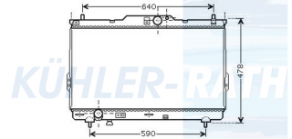 Wasserkhler passend fr Hyundai