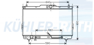 Wasserkhler passend fr Hyundai