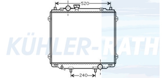 Wasserkhler passend fr Hyundai