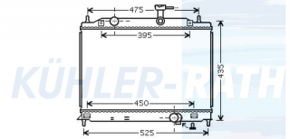 Wasserkhler passend fr Hyundai