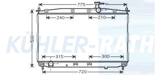 Wasserkhler passend fr Hyundai