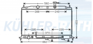 Wasserkhler passend fr Hyundai