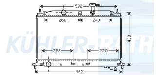 Wasserkhler passend fr Hyundai