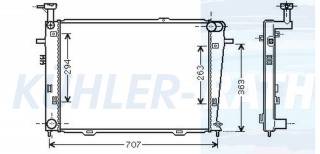 Wasserkhler passend fr Hyundai/Kia