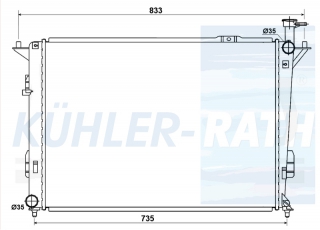 Wasserkhler passend fr Hyundai