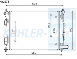 Wasserkhler passend fr Hyundai/Kia