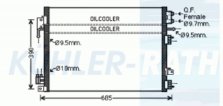 Kondensator passend fr Chrysler