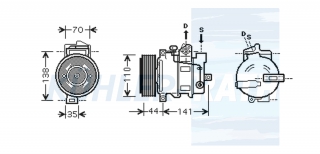 Kompressor passend fr Mercedes-Benz