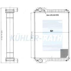 Wasserk�hler passend f�r JCB