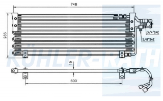 Kondensator passend fr Jeep