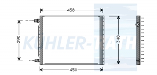 Kondensator passend fr Universal/Massey Ferguson/VW