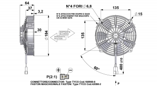 Ventilator passend fr Comex