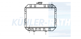 Wasserkhler passend fr Ford