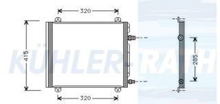 Kondensator passend fr Renault
