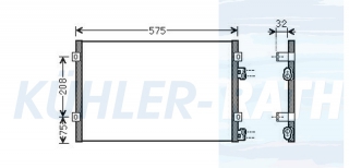 Kondensator passend fr Chrysler