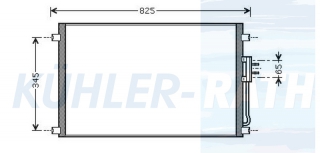 Kondensator passend fr Chrysler/Dodge