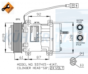 Kompressor passend fr DAF