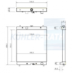 Wasserkhler passend fr Hitachi