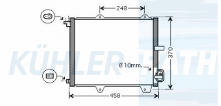 Kondensator passend fr Suzuki/Subaru