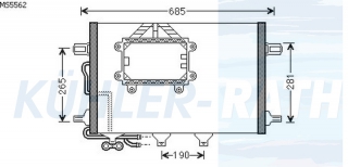 Kondensator passend fr Mercedes-Benz