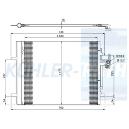 Kondensator passend fr Ford/Volvo