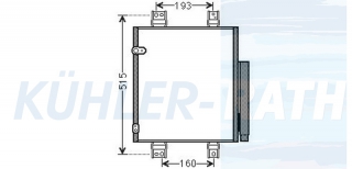 Kondensator passend fr Daihatsu