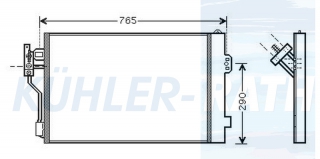 Kondensator passend fr Mercedes-Benz