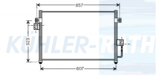 Kondensator passend fr Hyundai