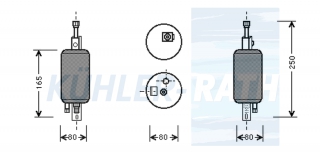 Trockner passend fr Saab/Fiat/Lancia