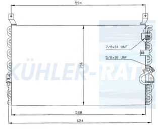 Kondensator passend fr Mercedes