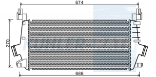 Ladeluftkhler passend fr Opel