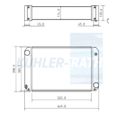 Wasserkhler passend fr Hyster