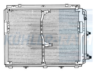 Kondensator passend fr Mercedes-Benz