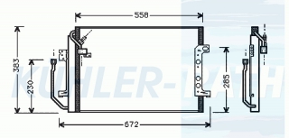 Kondensator passend fr Mercedes-Benz