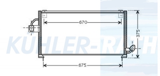 Kondensator passend fr Subaru