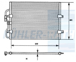 Kondensator passend fr Citron/Peugeot/Fiat/Lancia