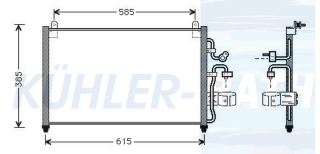 Kondensator passend fr Chevrolet/Daewoo