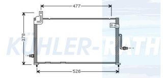 Kondensator passend fr Chevrolet/Daewoo