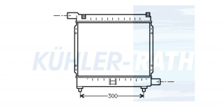 Wasserkhler passend fr Mercedes-Benz