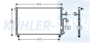 Kondensator passend fr Chevrolet/Daewoo