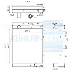 Wasserkhler passend fr Volvo