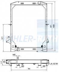 Wasserkhler passend fr Iveco