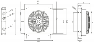 lkhler passend fr GR200D hydraulisch ziehend