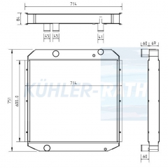 Wasserk�hler passend f�r Cummins