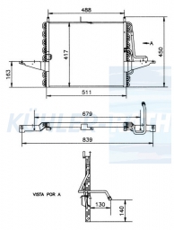 Kondensator passend fr Ford